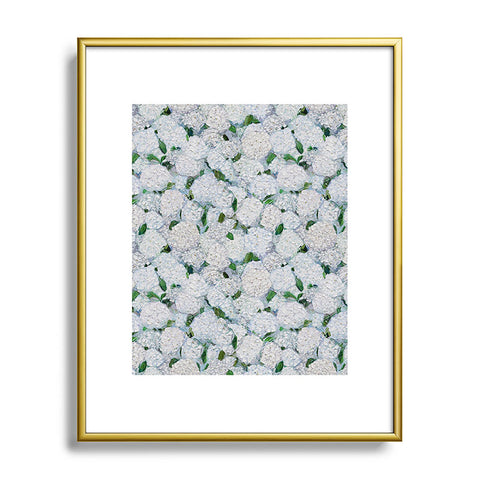 Ann Marie Coolick Annabelle Hydrangea Garden Metal Framed Art Print