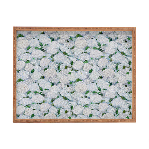 Ann Marie Coolick Annabelle Hydrangea Garden Rectangular Tray
