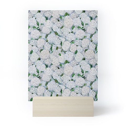 Ann Marie Coolick Annabelle Hydrangea Garden Mini Art Print