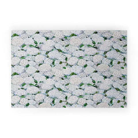 Ann Marie Coolick Annabelle Hydrangea Garden Welcome Mat