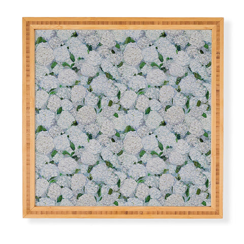 Ann Marie Coolick Annabelle Hydrangea Garden Framed Wall Art