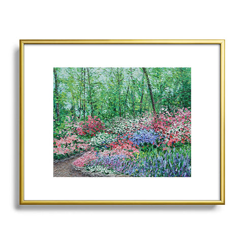 Ann Marie Coolick Azalea Walk Metal Framed Art Print