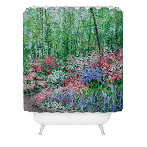 Ann Marie Coolick Azalea Walk Shower Curtain