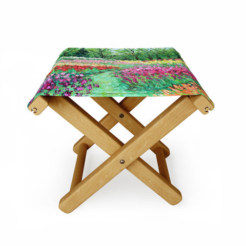 Ann Marie Coolick May at the Carillon Folding Stool