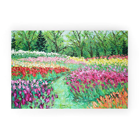 Ann Marie Coolick May at the Carillon Welcome Mat