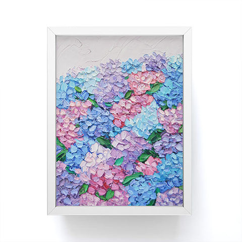 Ann Marie Coolick Moonlit Hydrangeas Framed Mini Art Print