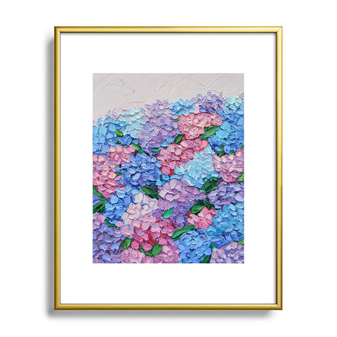 Ann Marie Coolick Moonlit Hydrangeas Metal Framed Art Print