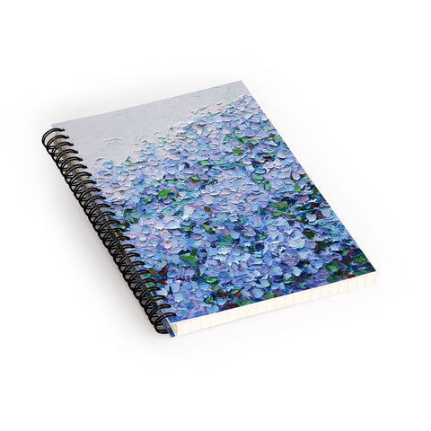 Ann Marie Coolick Nantucket Blues Spiral Notebook