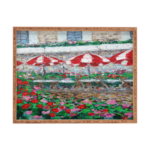 Ann Marie Coolick Springtime in Paris Rectangular Tray