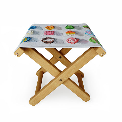 Ann Marie Coolick Taffy Treats Folding Stool