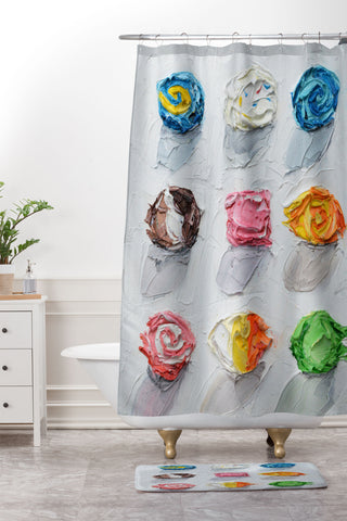 Ann Marie Coolick Taffy Treats Shower Curtain And Mat