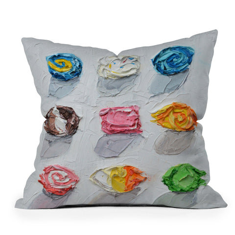 Ann Marie Coolick Taffy Treats Throw Pillow