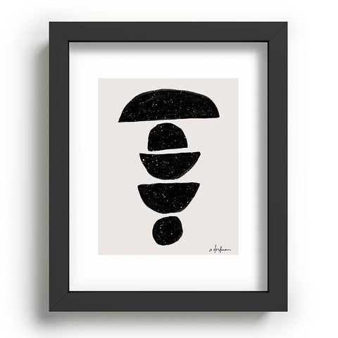Anna Dorfman Black Rocks Recessed Framing Rectangle