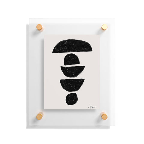 Anna Dorfman Black Rocks Floating Acrylic Print