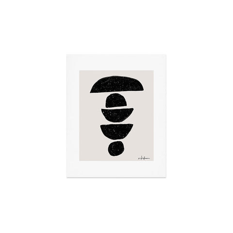 Anna Dorfman Black Rocks Art Print