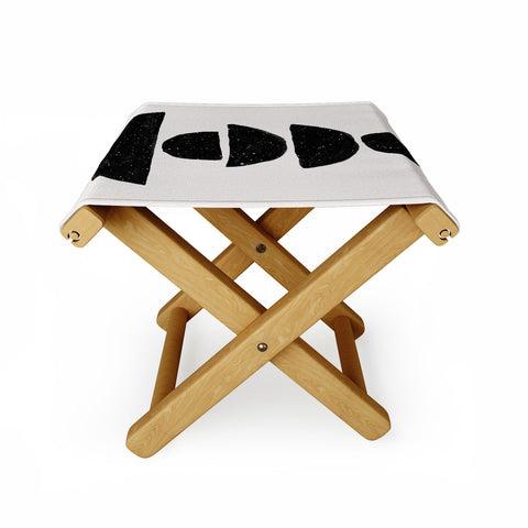 Anna Dorfman Black Rocks Folding Stool