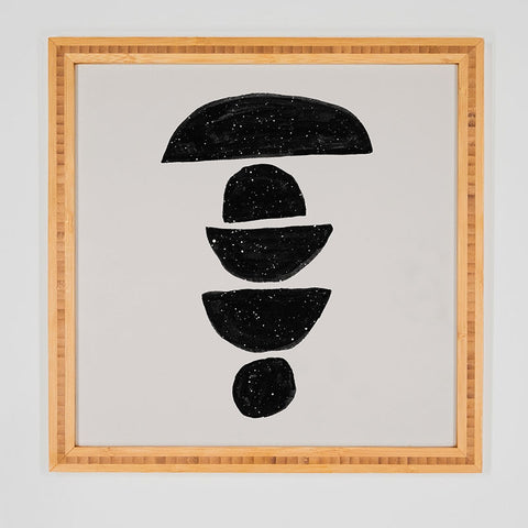 Anna Dorfman Black Rocks Framed Wall Art