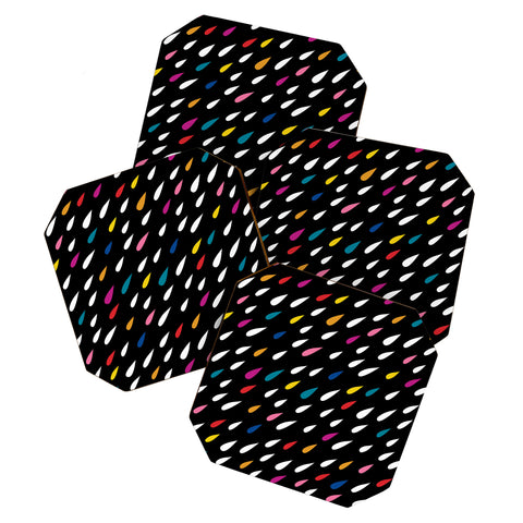Anna Dorfman Bright Droplets Coaster Set