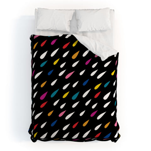 Anna Dorfman Bright Droplets Duvet Cover