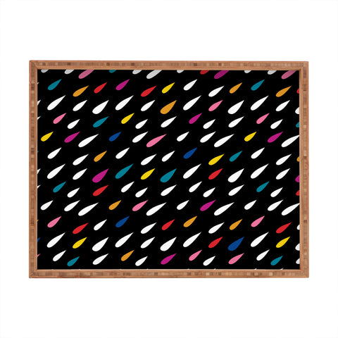 Anna Dorfman Bright Droplets Rectangular Tray