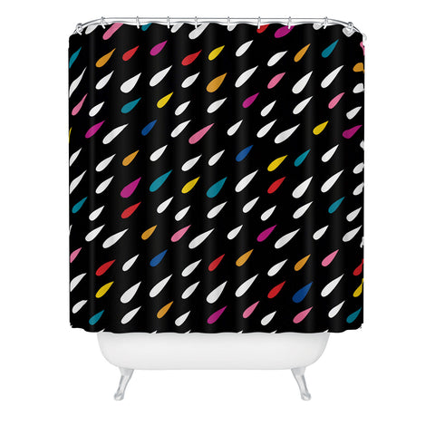 Anna Dorfman Bright Droplets Shower Curtain