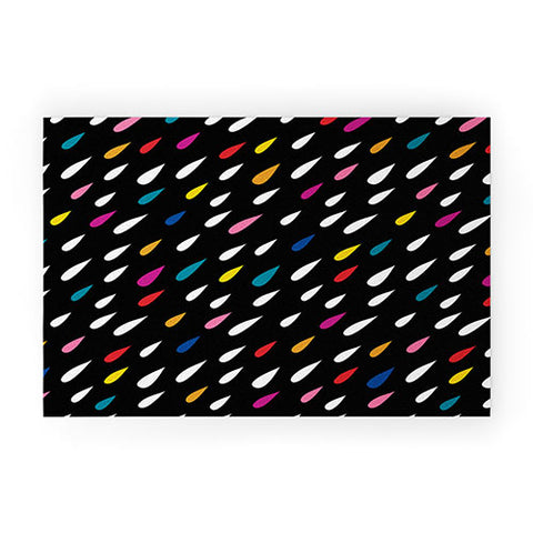 Anna Dorfman Bright Droplets Welcome Mat