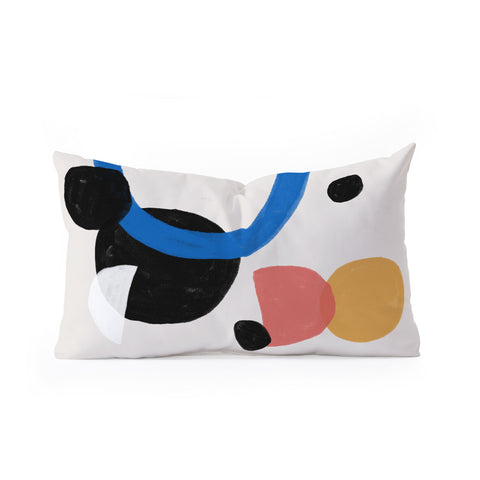 Anna Dorfman Natural Shapes I Oblong Throw Pillow