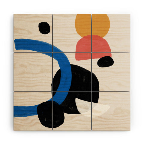 Anna Dorfman Natural Shapes I Wood Wall Mural