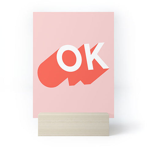 Anna Dorfman OK I Mini Art Print