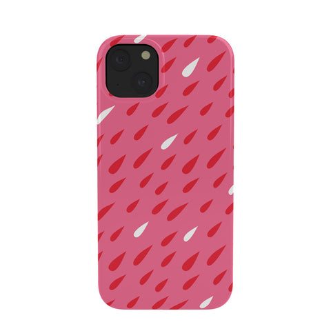 Anna Dorfman Red Pink Droplets Phone Case