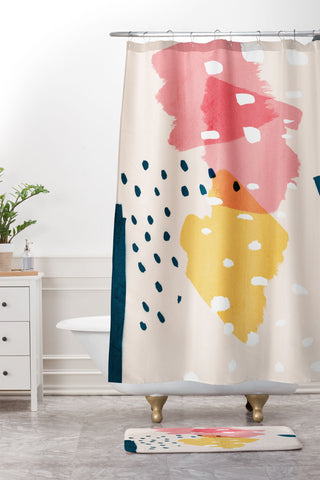 Anna Dorfman Watermelon II Shower Curtain And Mat