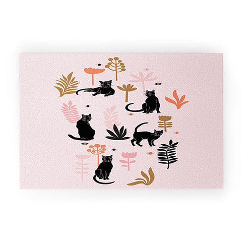Anneamanda cat garden Welcome Mat