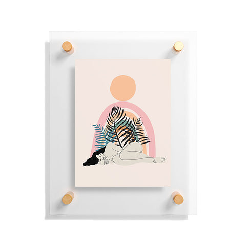 Anneamanda day dreaming in pastel Floating Acrylic Print