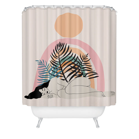 Anneamanda day dreaming in pastel Shower Curtain