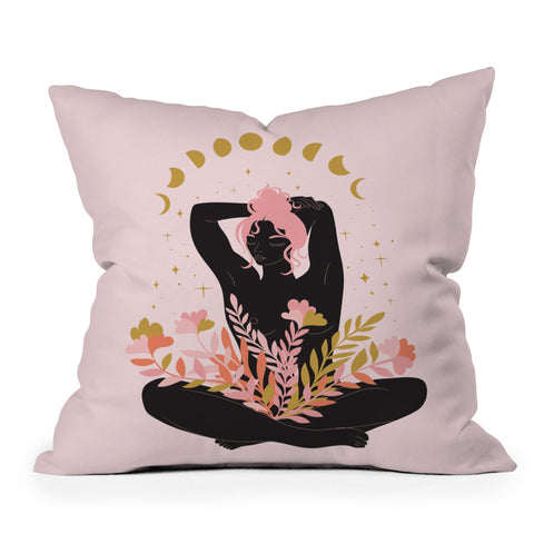 Anneamanda deep breath Outdoor Throw Pillow