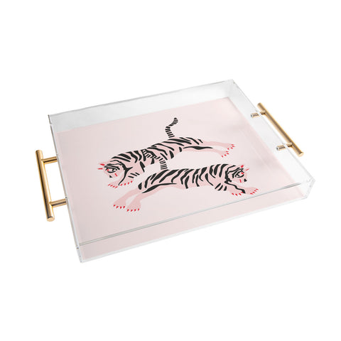Anneamanda fierce females Acrylic Tray