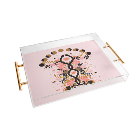 Anneamanda magic snakes Acrylic Tray