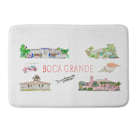 Annechovie Boca Grande Memory Foam Bath Mat
