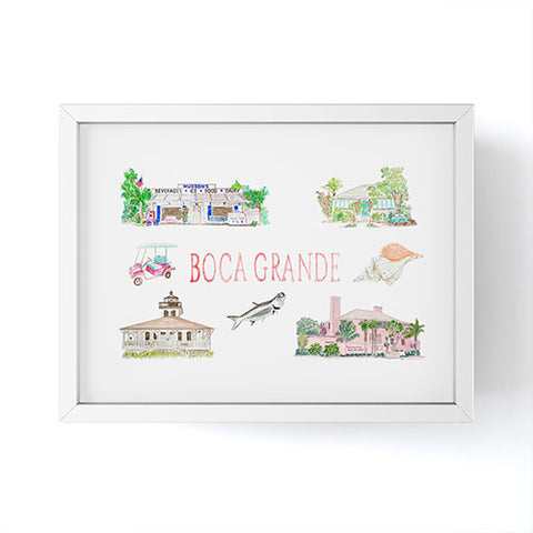 Annechovie Boca Grande Framed Mini Art Print