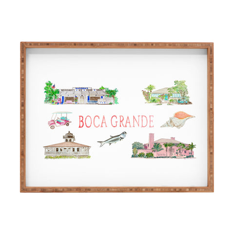 Annechovie Boca Grande Rectangular Tray