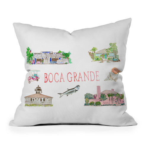 Annechovie Boca Grande Throw Pillow