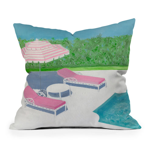 Annechovie CORAL LANE Outdoor Throw Pillow