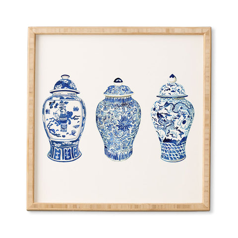 Annechovie GINGER JAR TRIO Framed Wall Art