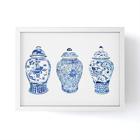 Annechovie GINGER JAR TRIO Framed Mini Art Print
