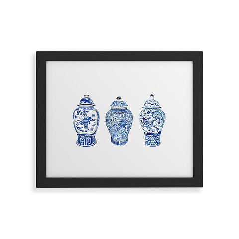 Annechovie GINGER JAR TRIO Framed Art Print