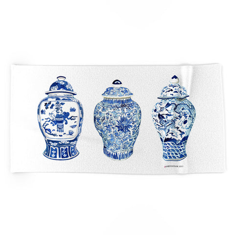 Annechovie GINGER JAR TRIO Beach Towel