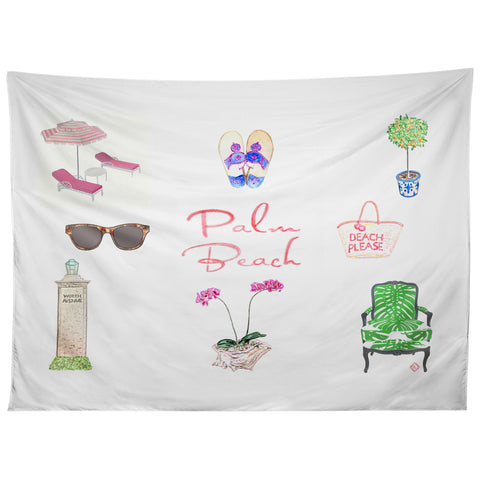 Annechovie PALM BEACH II Tapestry