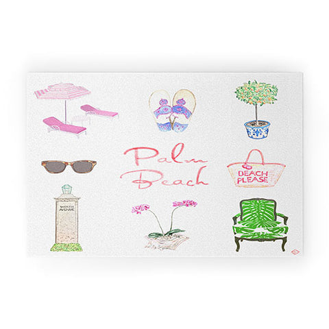 Annechovie PALM BEACH II Welcome Mat