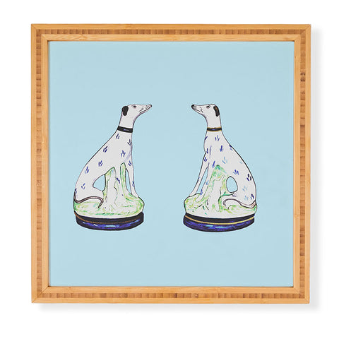 Annechovie STAFFORDSHIRE HOUNDS Framed Wall Art