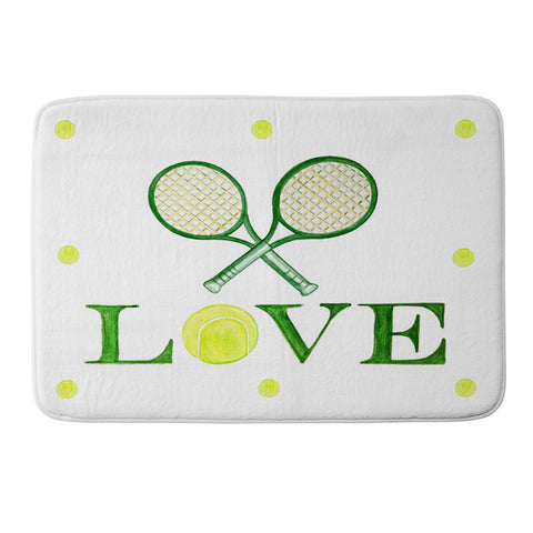 Annechovie TENNIS LOVE Memory Foam Bath Mat